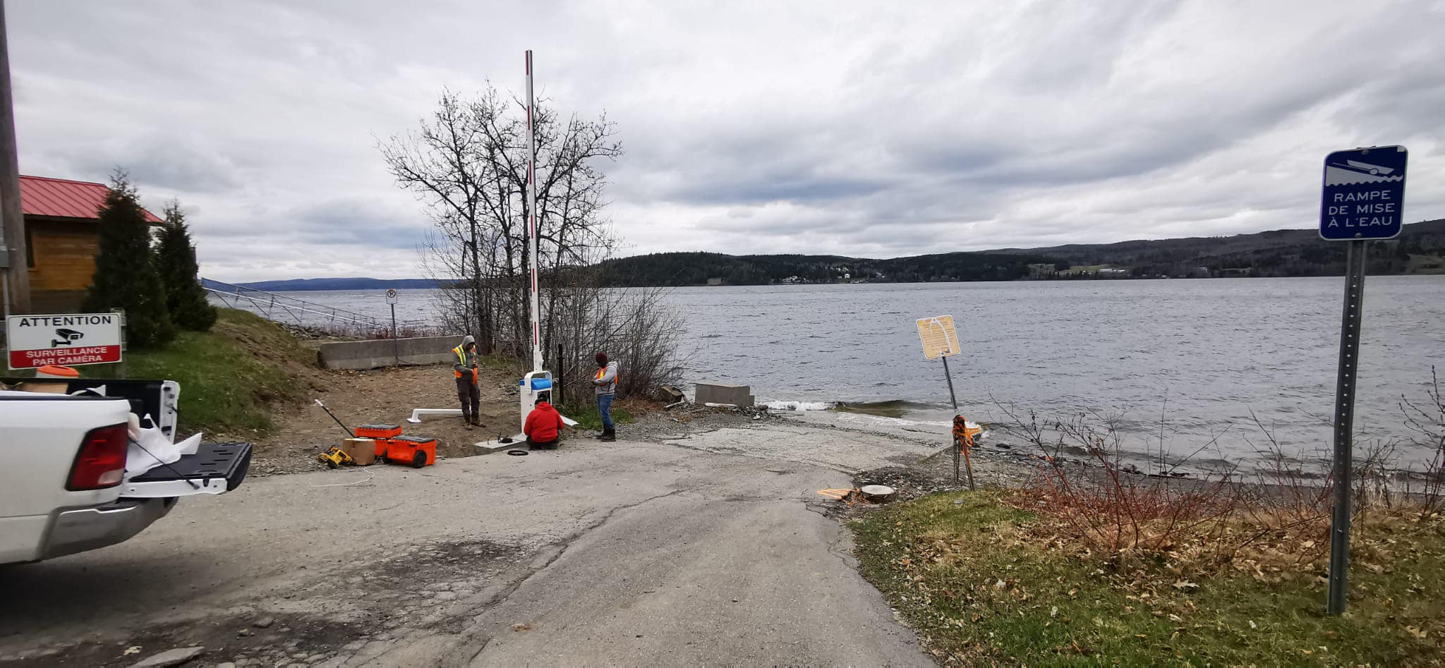 Lake protection for Lake Témiscouata at Notre-Dame-du-Lac